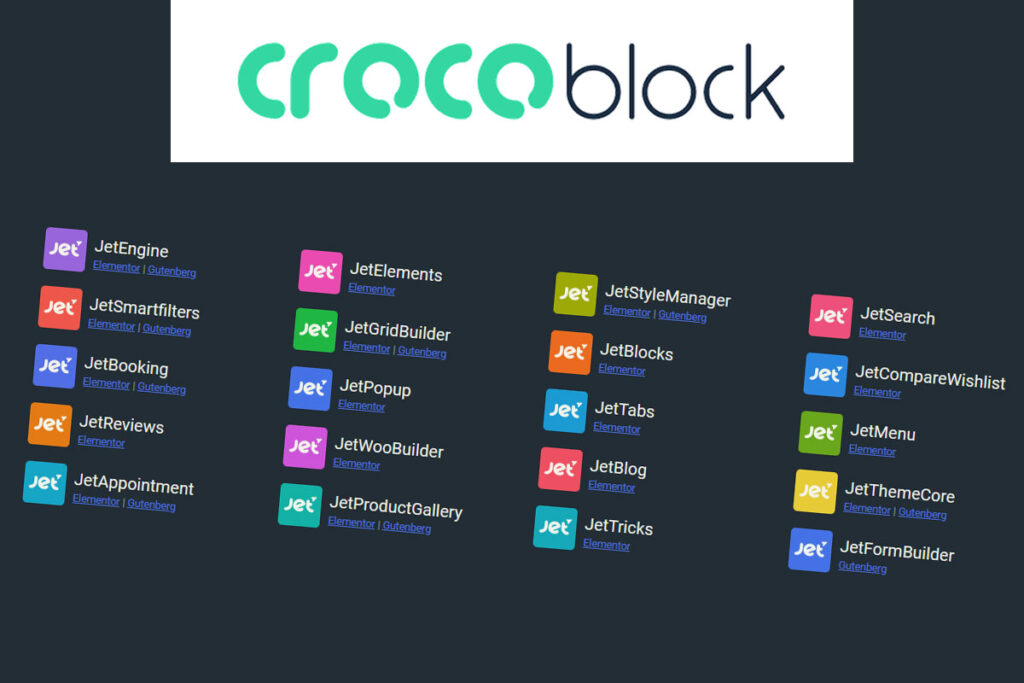 הנחה על תוספי jet של crocoblock